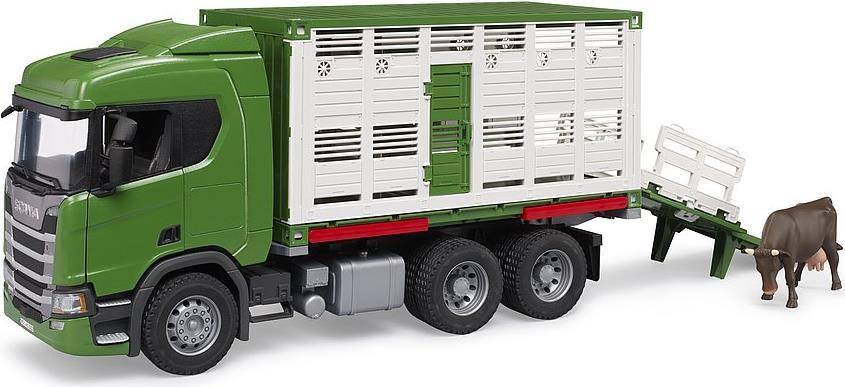 Bruder Scania Super 560R Tiertransport-LKW inkl