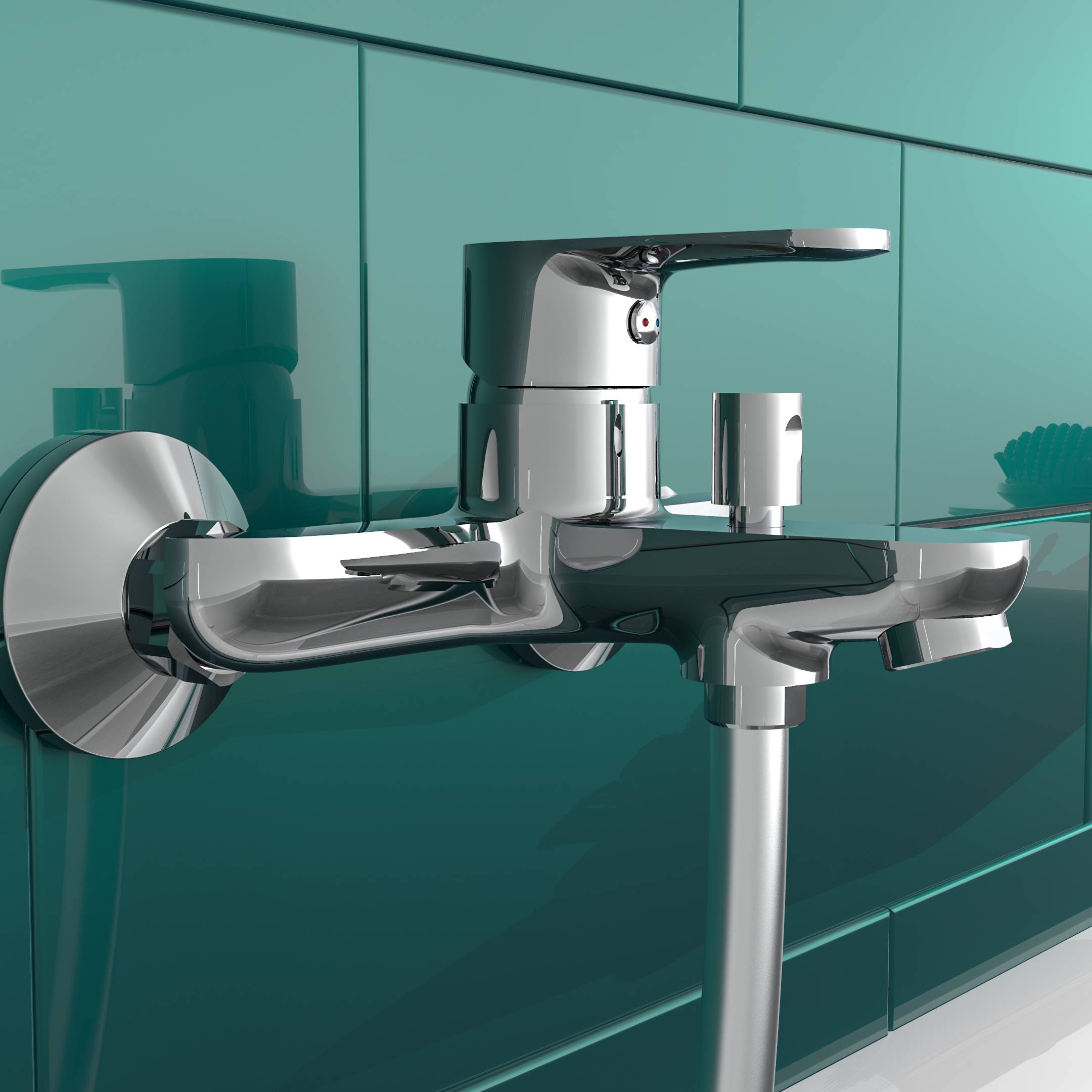 CLAUDIO Wannenfüllarmatur, Chrom