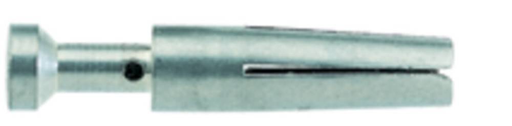 Eine Nahaufnahme eines metallischen Objekts, möglicherweise ein Teil eines Werkzeugs oder Geräts, mit einem schmalen Schlitz auf seiner Oberfläche.