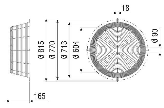 Maico Berührungsschutzgitter SGCI 71