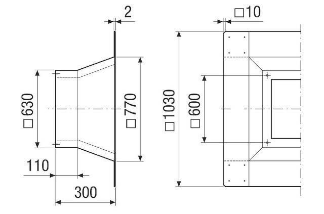 Maico Flachdachsockel SOFI 40-45