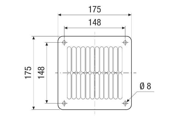 Maico Ausblasschutzgitter SGAI ES 14