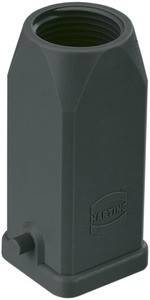 Ein graues, industrielles Gehäuse für Verbinder mit dem Markennamen 