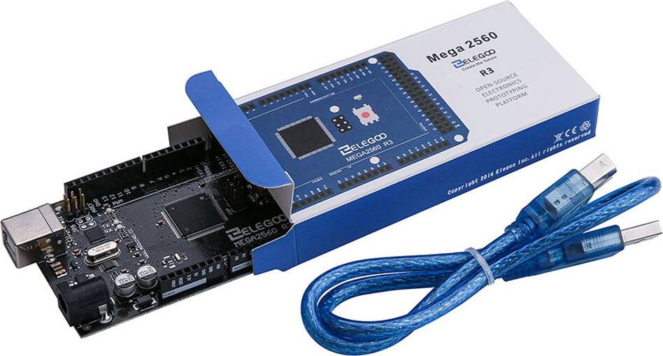 Elegoo Mega 2560 Controller Board, ATmega2560, Arduino-kompatibel, inkl. USB-Kabel