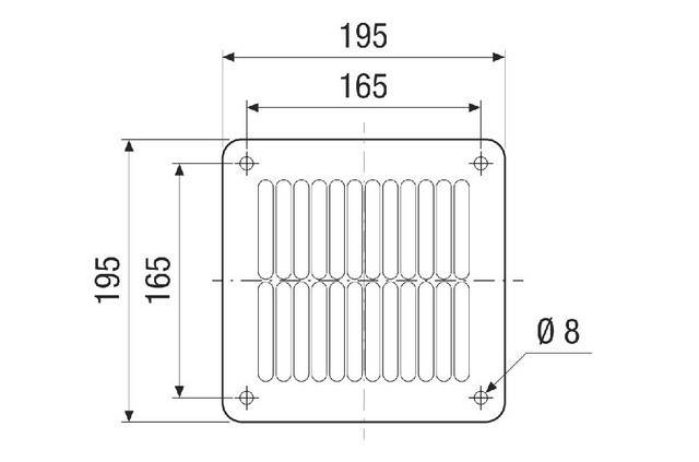 Maico Ausblasschutzgitter SGAI ES 16