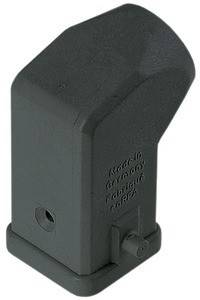 Ein schwarzer, rechteckiger Adapter mit einem Anschlussport und dem Text „Made in Germany 603PA