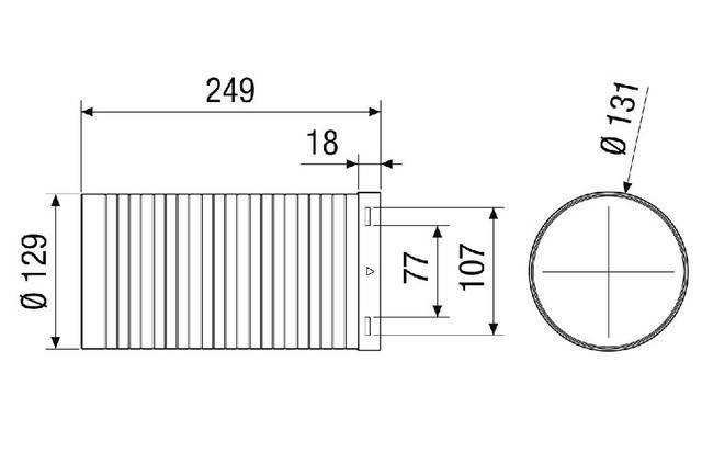 Maico Verlängerungsrohr MA-VR250