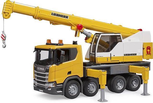 Bruder Scania Super 560R Liebherr Kran-LKW mit L+S Modul (03571)
