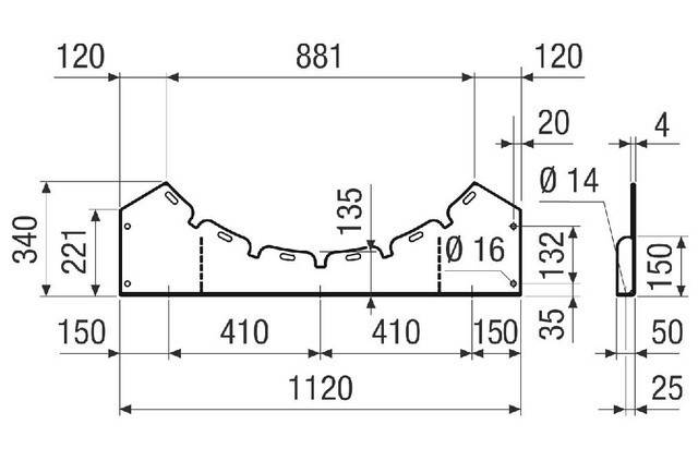 Maico Befestigungsfuß FUI 112