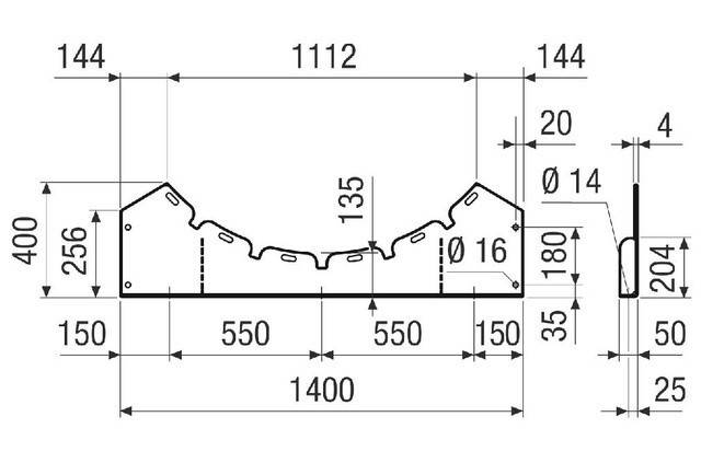 Maico Befestigungsfuß FUI 140