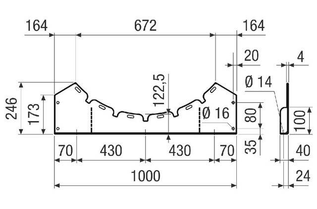 Maico Befestigungsfuß FUI 100