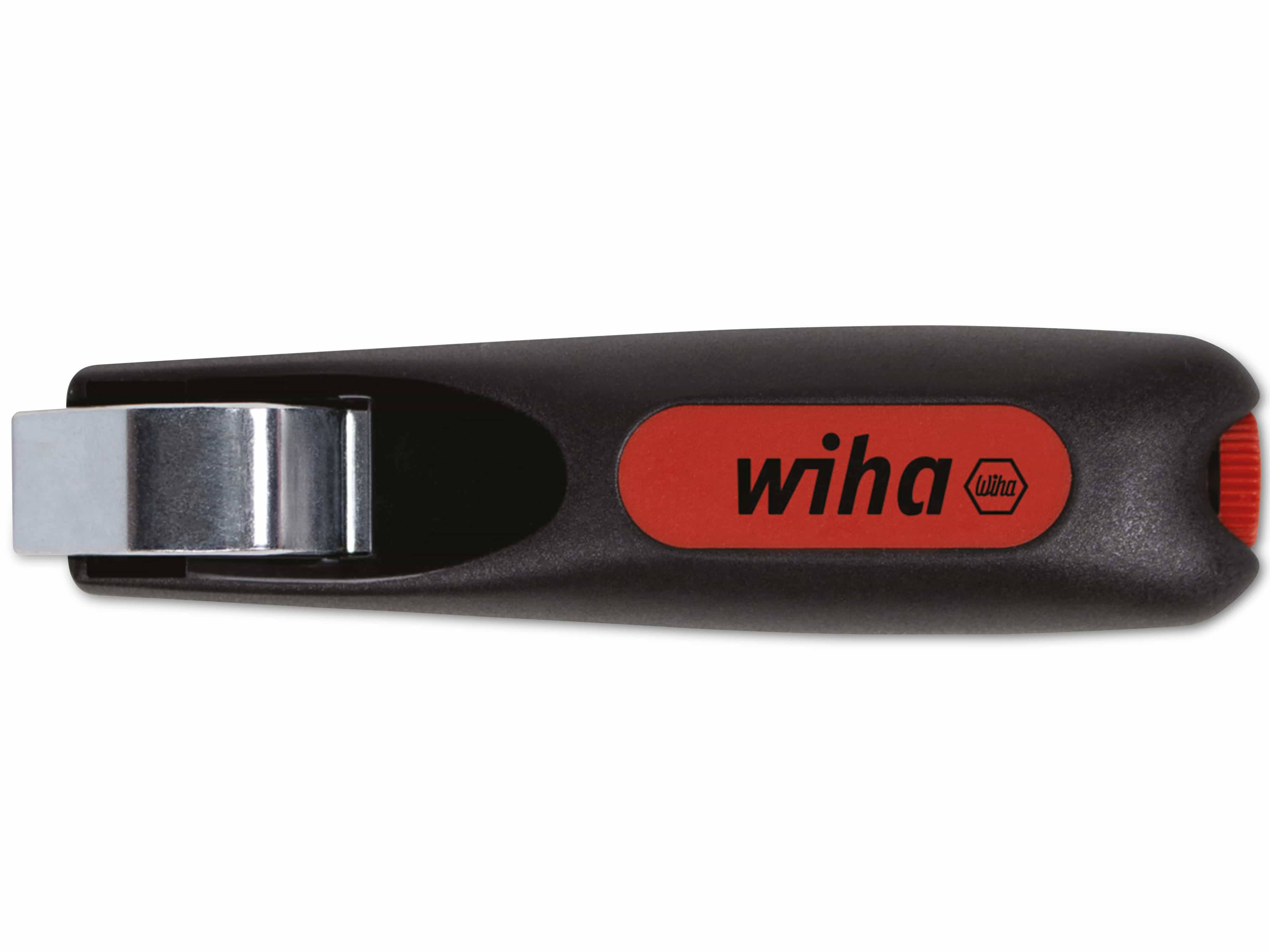 WIHA Abmantelungswerkzeug 44240 mit selbstdrehender Schleppklinge für Rundkabel, 130mm