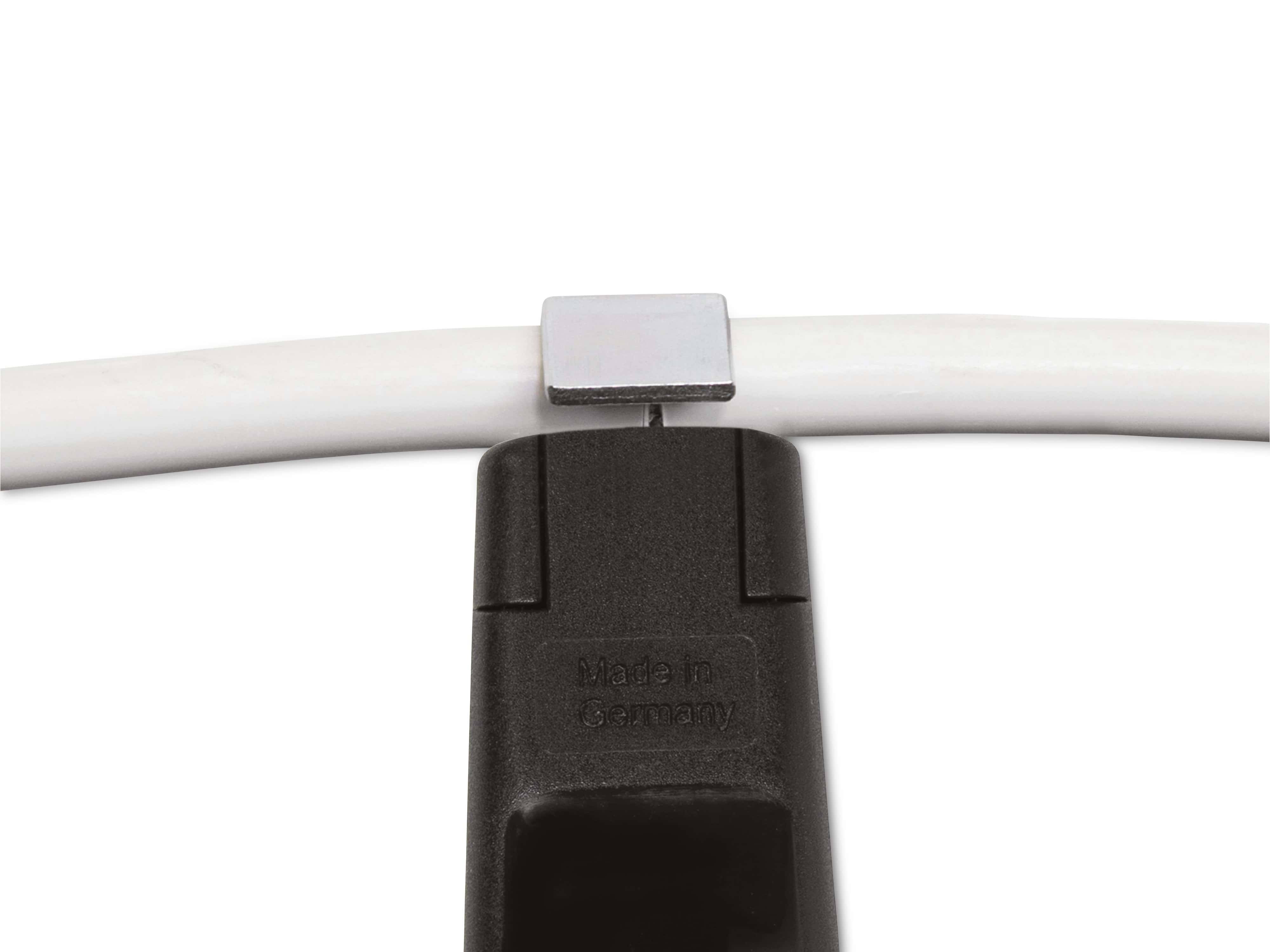WIHA Abmantelungswerkzeug 44240 mit selbstdrehender Schleppklinge für Rundkabel, 130mm