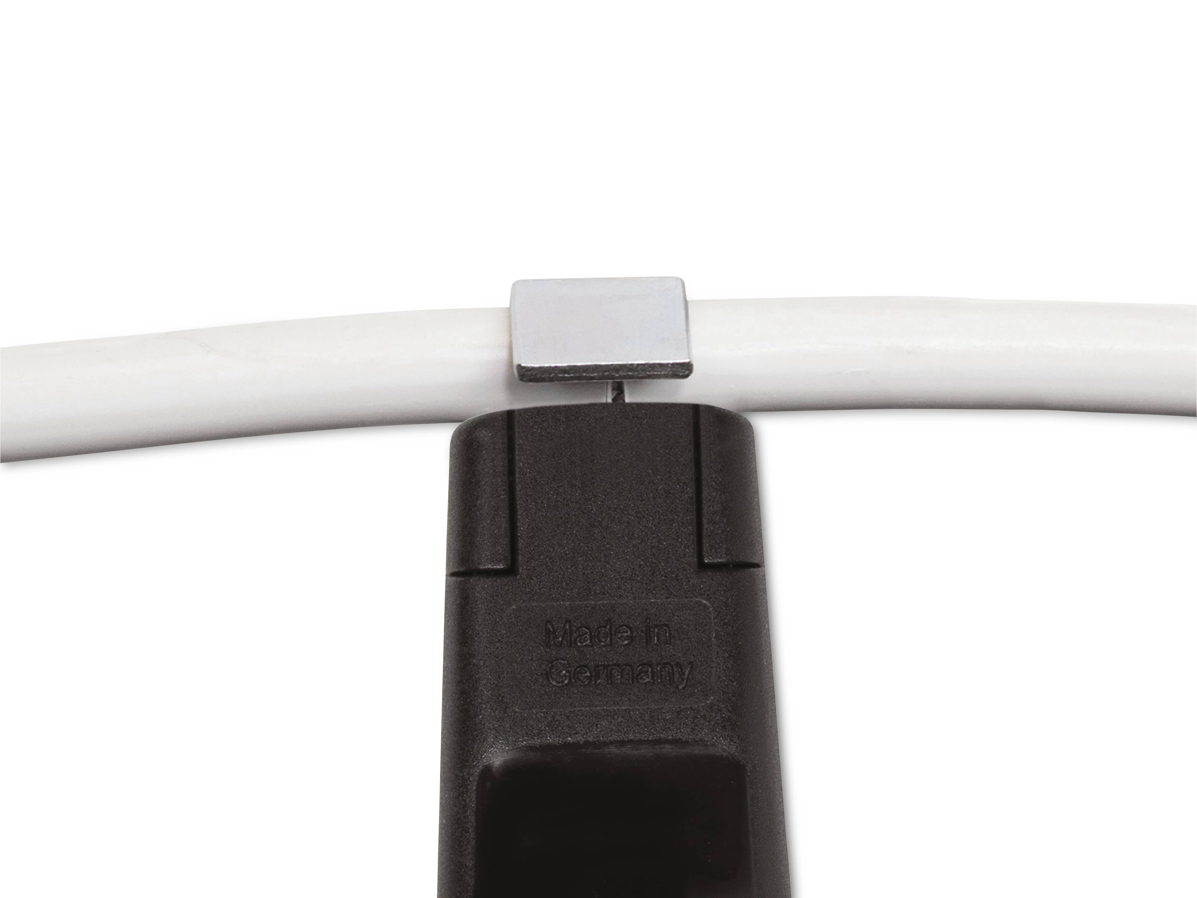 WIHA Abmantelungswerkzeug 44240 mit selbstdrehender Schleppklinge für Rundkabel, 130mm