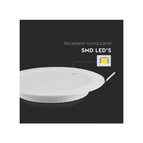V-TAC LED-Einbauleuchte VT-61018, EEK: E, 18 W, 1980 lm, 4000 K V-TAC LED-Einbauleuchte VT-61018, EEK: E, 18 W, 1980 lm, 4000 K
