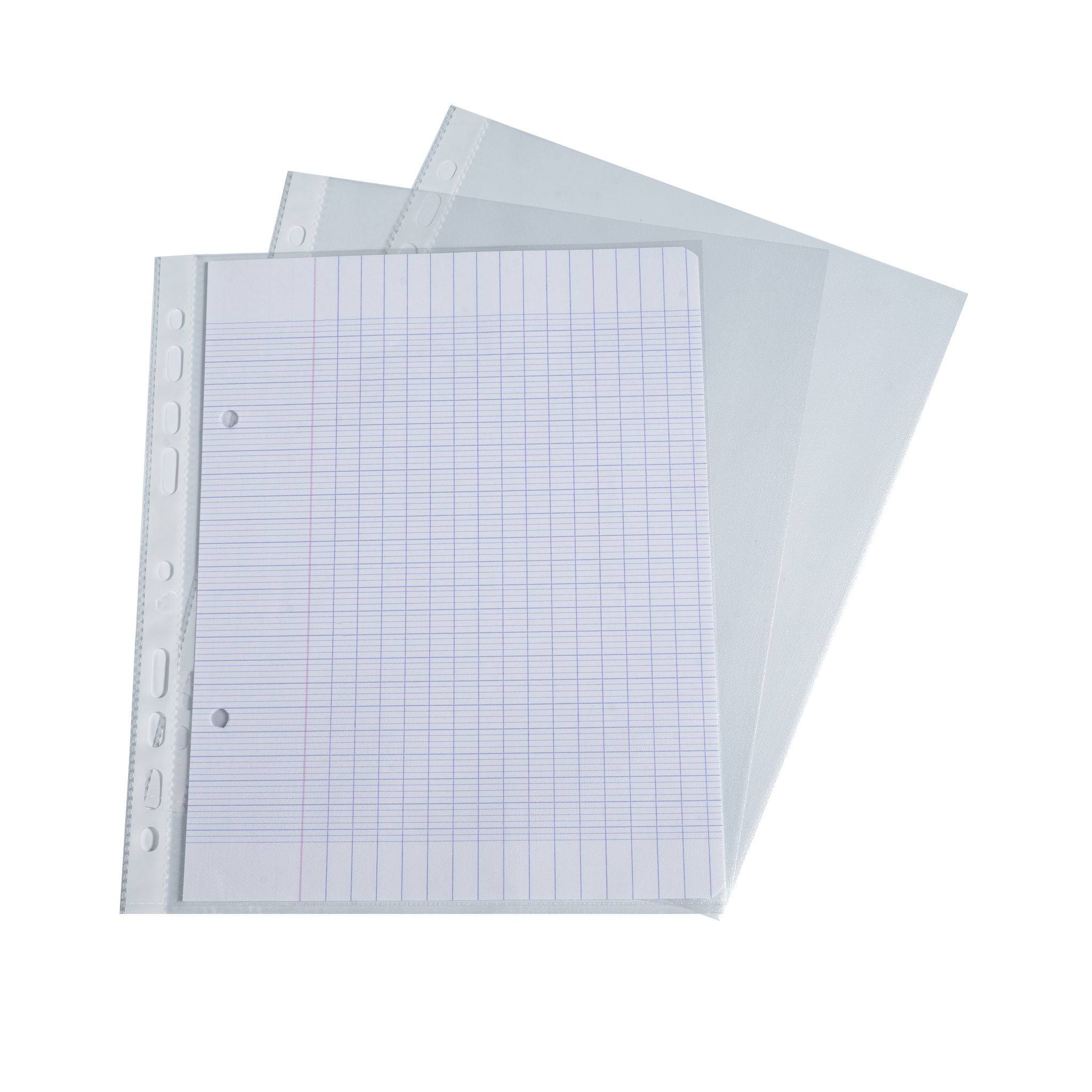 Exacompta 10x 10 Prospektülen PP 50µ 17x22cm - Kristall - 5120E