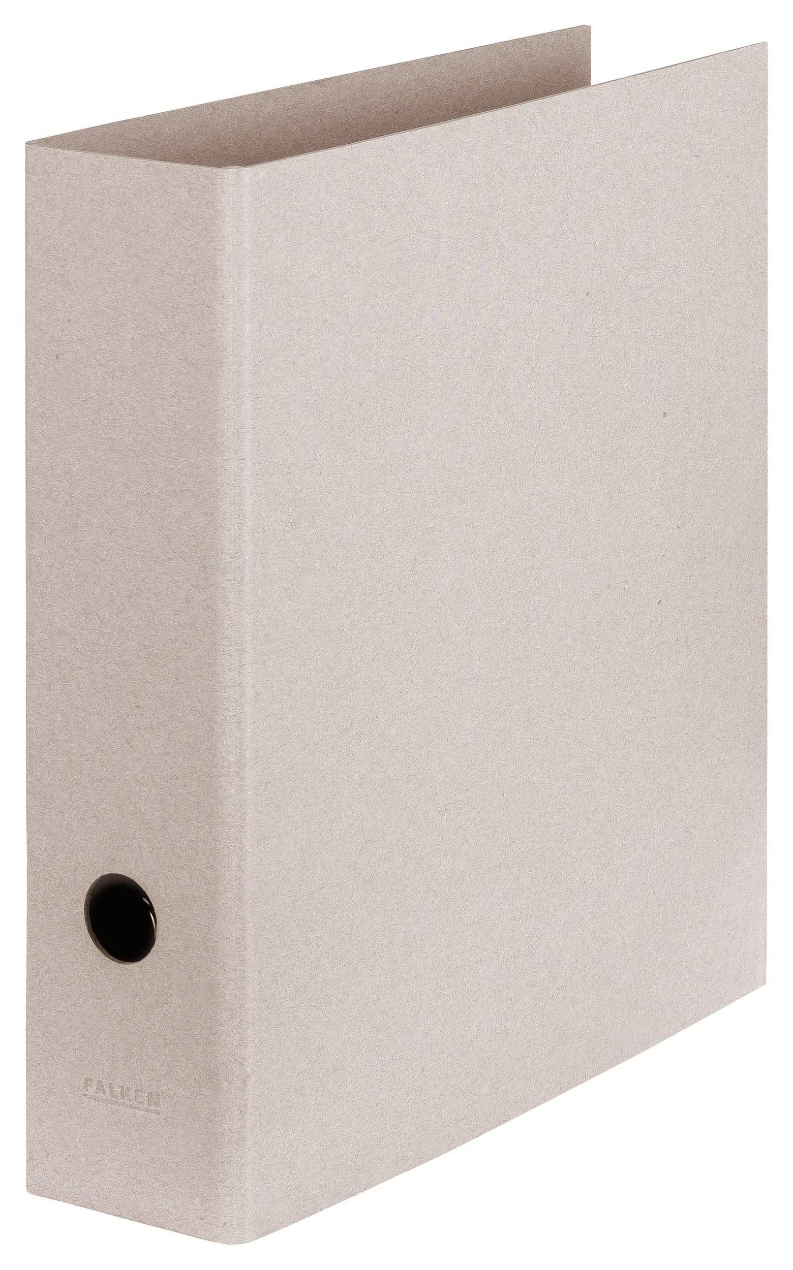 Schwarze Aufbewahrungsbox mit hervorgehobenen verschiedenen Funktionen: Verstärkung für Stabilität, Beschriftungsfeld, seitliche Aussparung und Nieten.