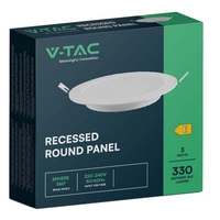 V-TAC LED-Einbauleuchte VT-61003, EEK: E, 3 W, 330 lm, 4000 K V-TAC LED-Einbauleuchte VT-61003, EEK: E, 3 W, 330 lm, 4000 K
