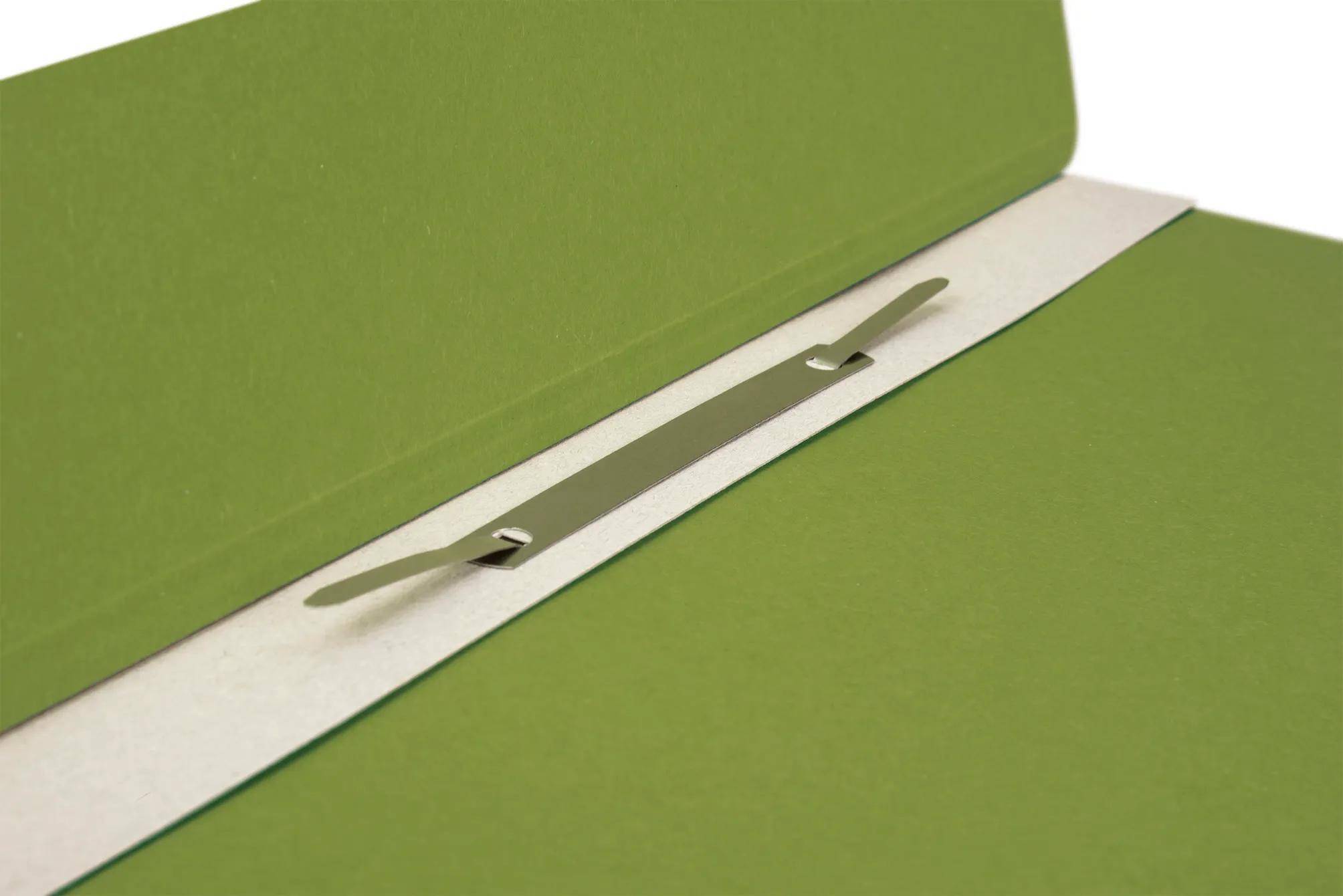 Falken 50x Ösenhefter A4 RC-Krt. 1/1 Vorderd., kaufm./Behörde, Grün, 80003890F