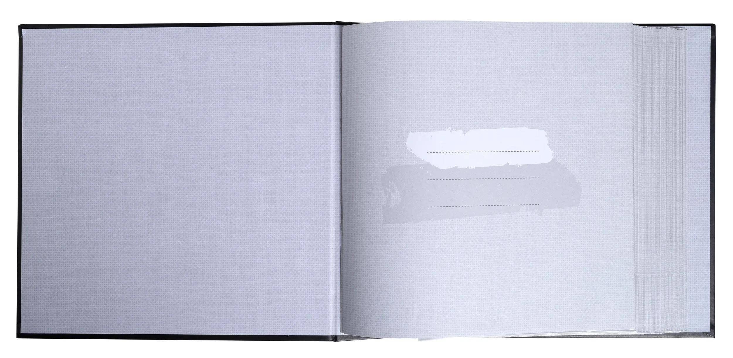 Exacompta 6x Einsteckalbum für 200 Fotos, 22,5x22cm, Rainbow - Schwarz - 62882E