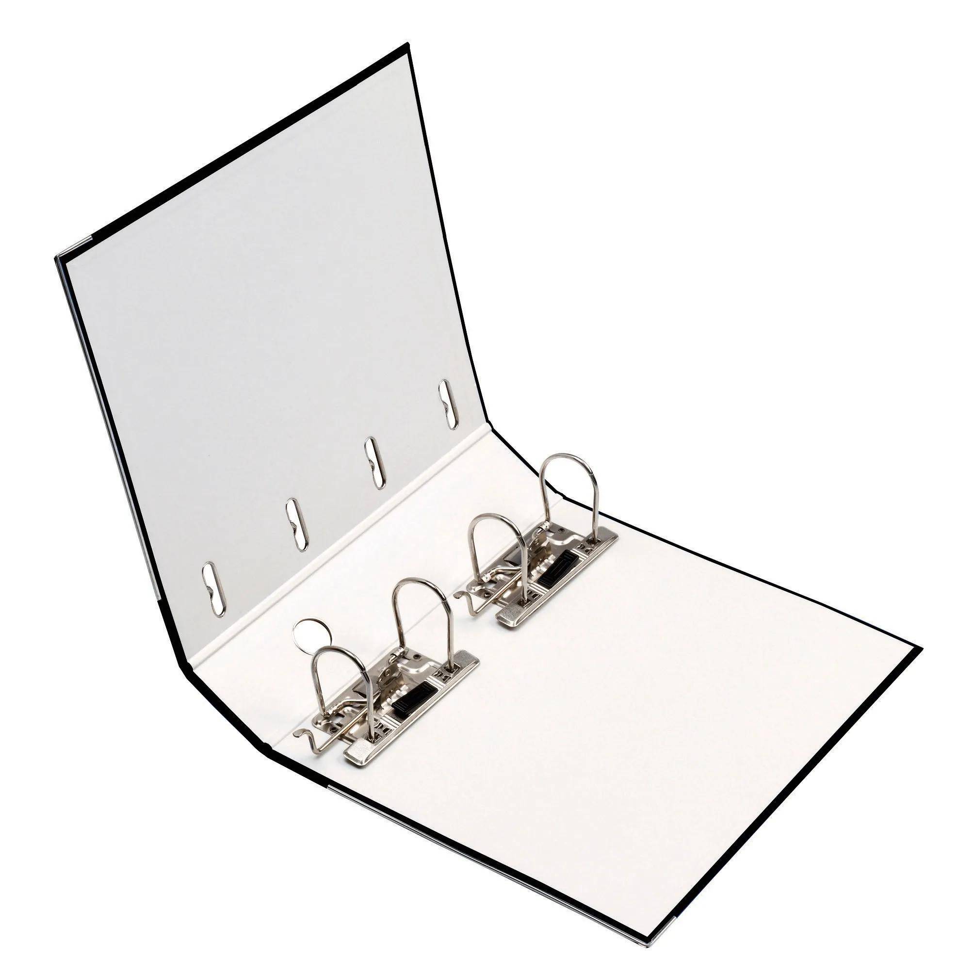 Falken 10x PP-Doppelordner A4, Rücken 70mm, + Einsteckschild, Schwarz, 11285343F