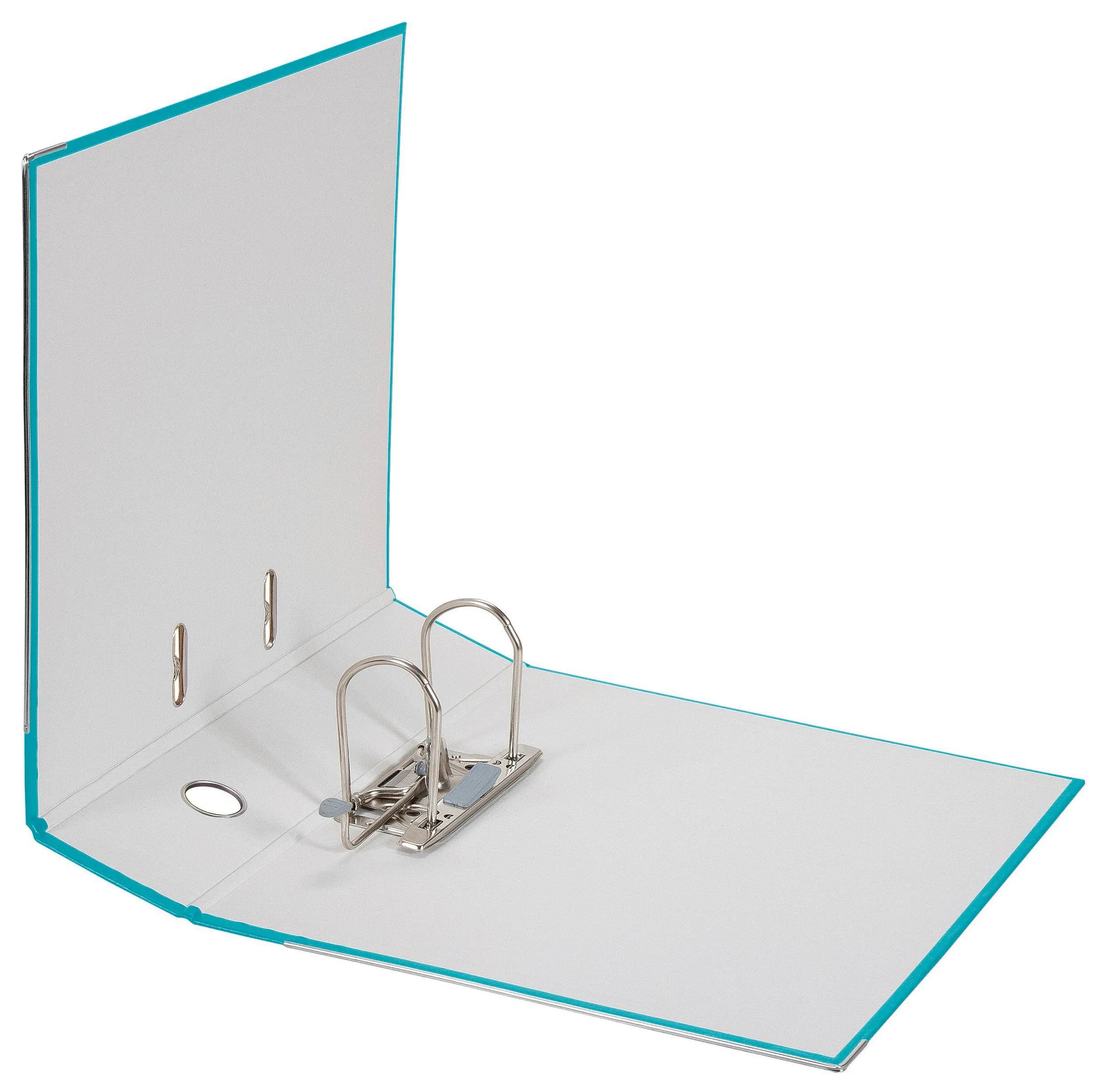 Falken 20x PP-Color-Ordner A4, Rücken 80mm, + Einsteckschild, Türkis, 11286580F