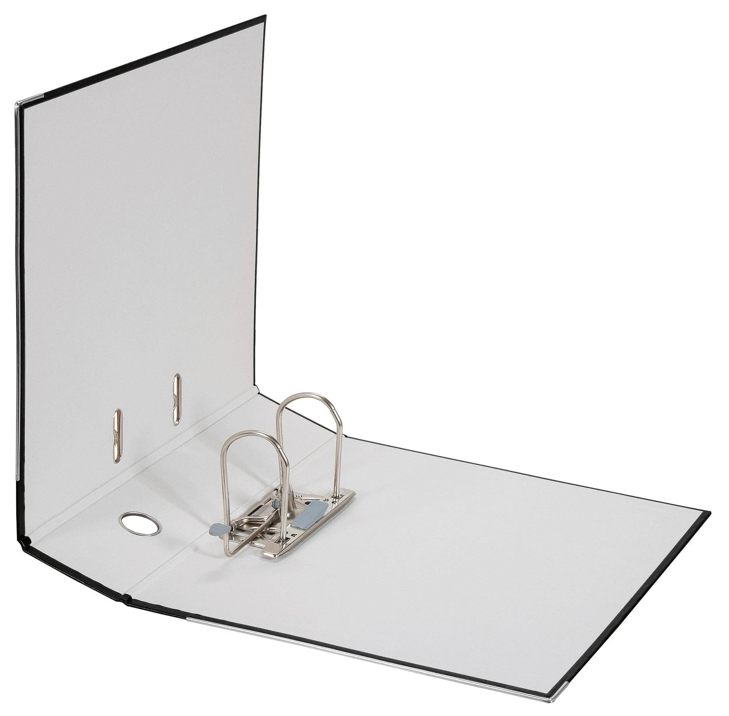 Falken 20x PP-Color-Ordner A4, Rücken 80mm, + Einsteckschild, Schwarz, 09984089F