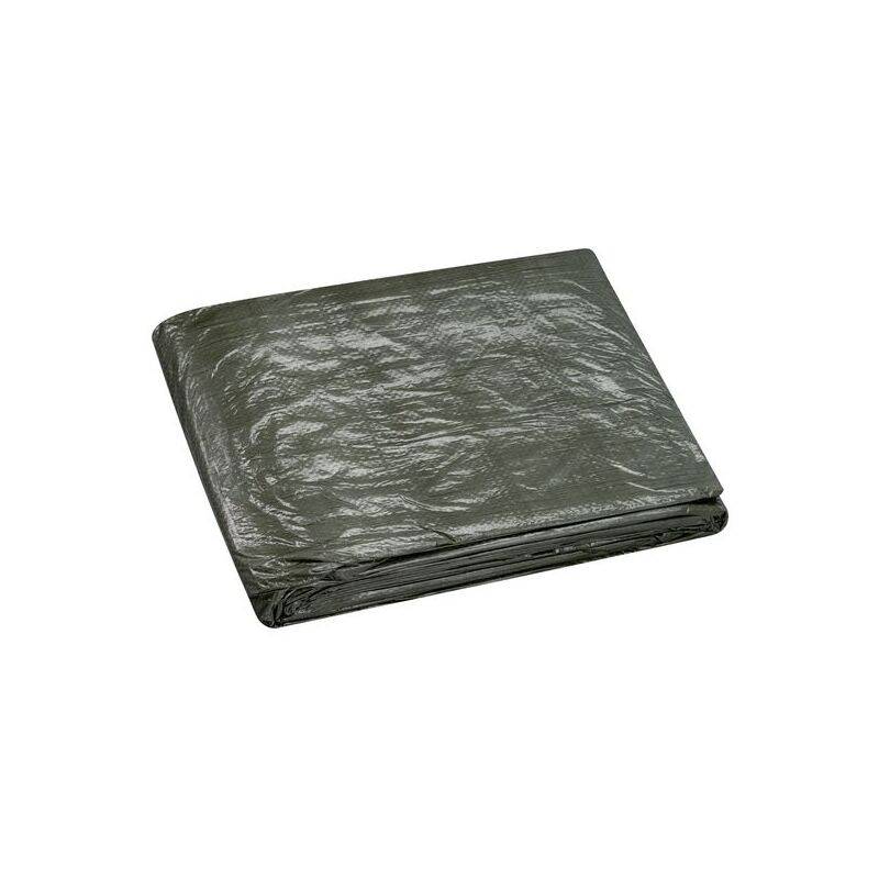 WESTEX Gewebeplane mit Ösen, 6 x 8 m, grün