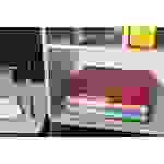 Exacompta 55509E 25x Sammelmappen mit Gummizug und 3 Klappen, Colorspan-Karton 400g/m2, für DIN A4 - Gelb