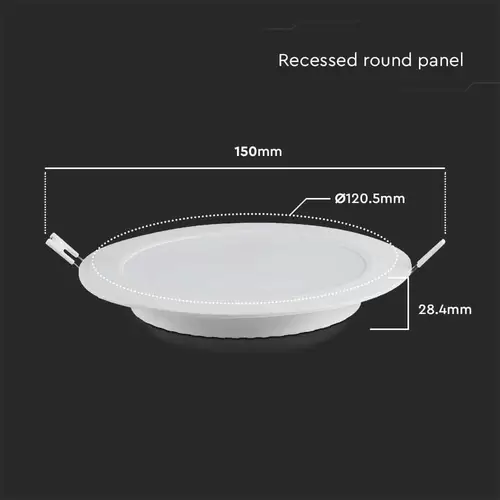 V-TAC LED-Einbauleuchte VT-61006, EEK: E, 6 W, 660 lm, 3000 K, 5 Stück V-TAC LED-Einbauleuchte VT-61006, EEK: E, 6 W, 660 lm, 3000 K, 5 Stück