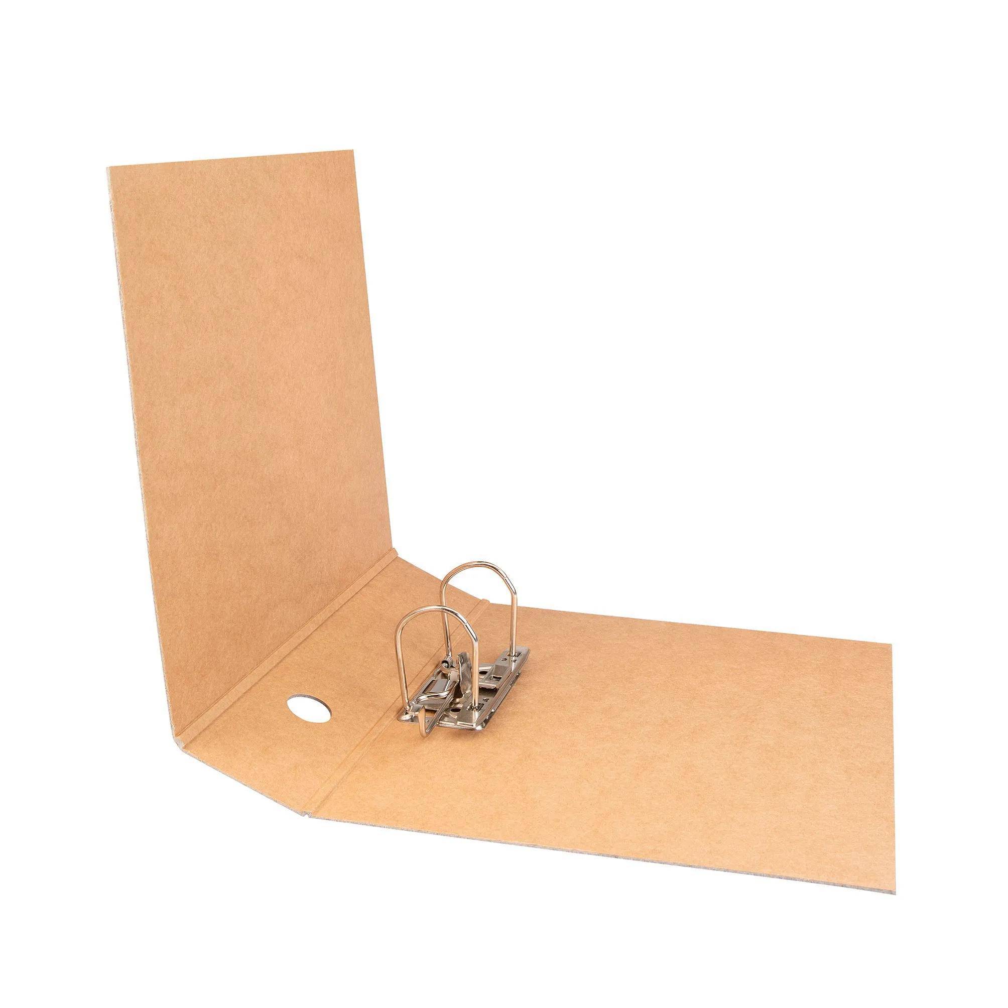 Falken 10x Vegan Ordner PURE Nature A4, ohne Kantenschutz - Braun - 15072660F