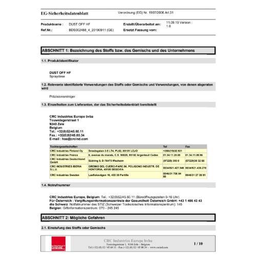 DRUCKLUFT 67 HOCHDRUCK Spraydose 340 ml