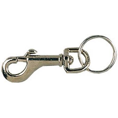 Schlüsselkarabinerhaken vernickelt 12x78mm