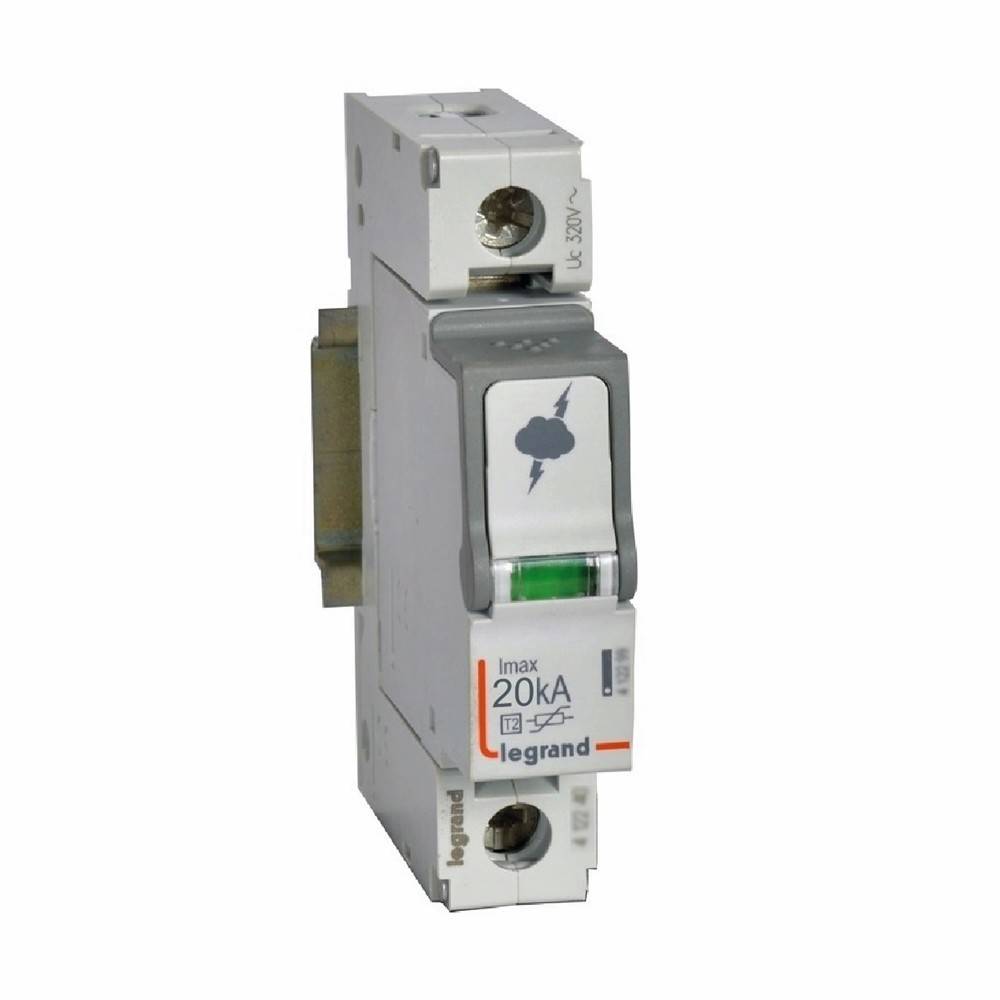 Leistungsschalter, 20 kA, mit Legrand-Logo, zum Schutz elektrischer Stromkreise vor Überlastung und Kurzschluss.
