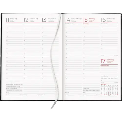 ZETTLER Wochenbuch 766-0020 1W/2S ZETTLER Wochenbuch 766-0020 1W/2S