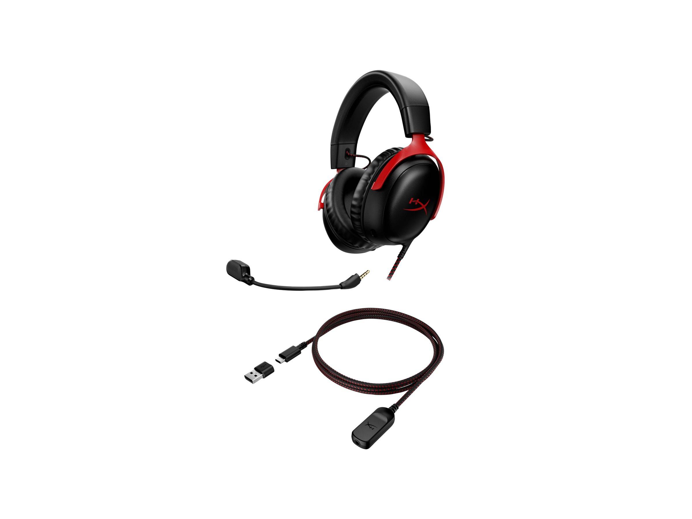 HyperXâ„¢ Cloud III Gaming-Headset schwarz, rot