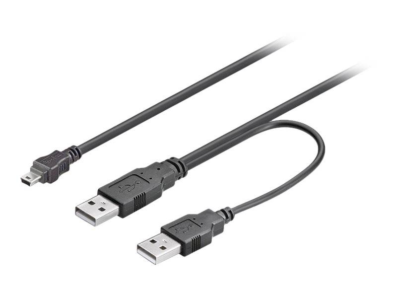 MicroConnect - USB- / Stromkabel - mini-USB Typ B (M)