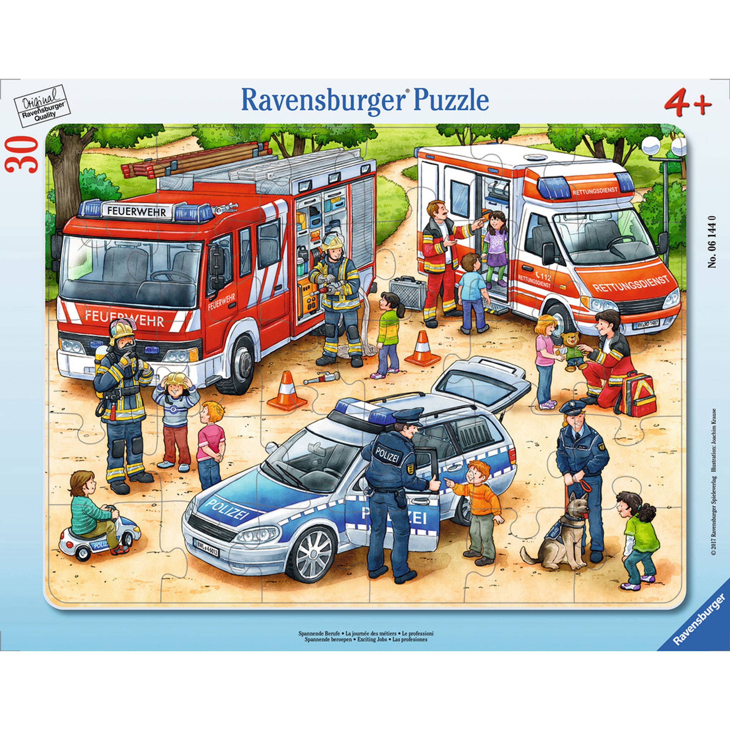 Ravensburger Puzzle Spannende Berufe, 30 Teile, 06144 0