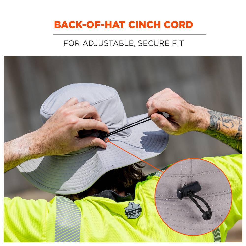 Ergodyne Sonnenhut Chill-Its 8939 mit Kühlfunktion, hellgrau