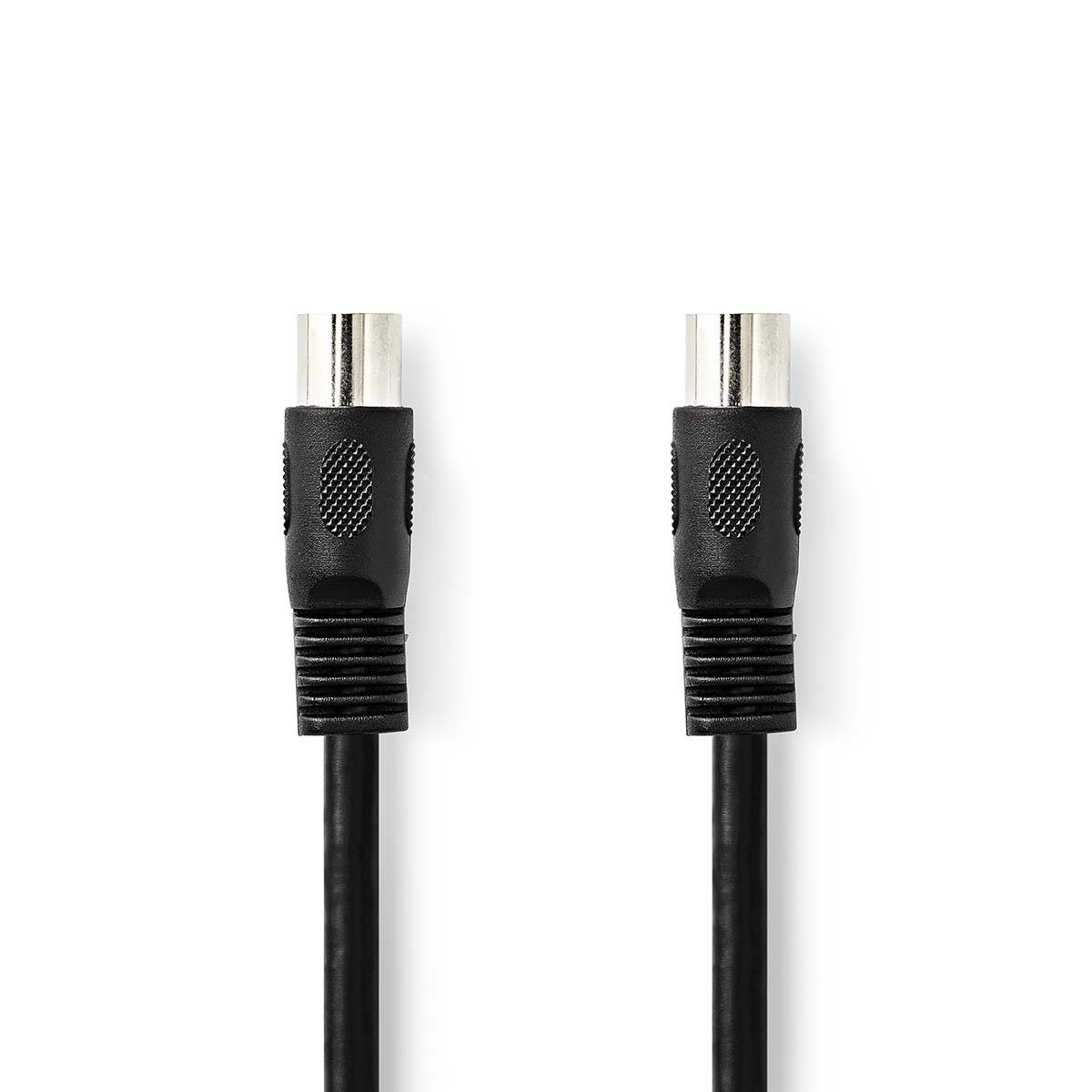 Nedis DIN-Audio-Kabel| DIN 5-Pin Stecker|| Vernickelt| 1.00 m| Rund - Kabel - Audio/Multimedia