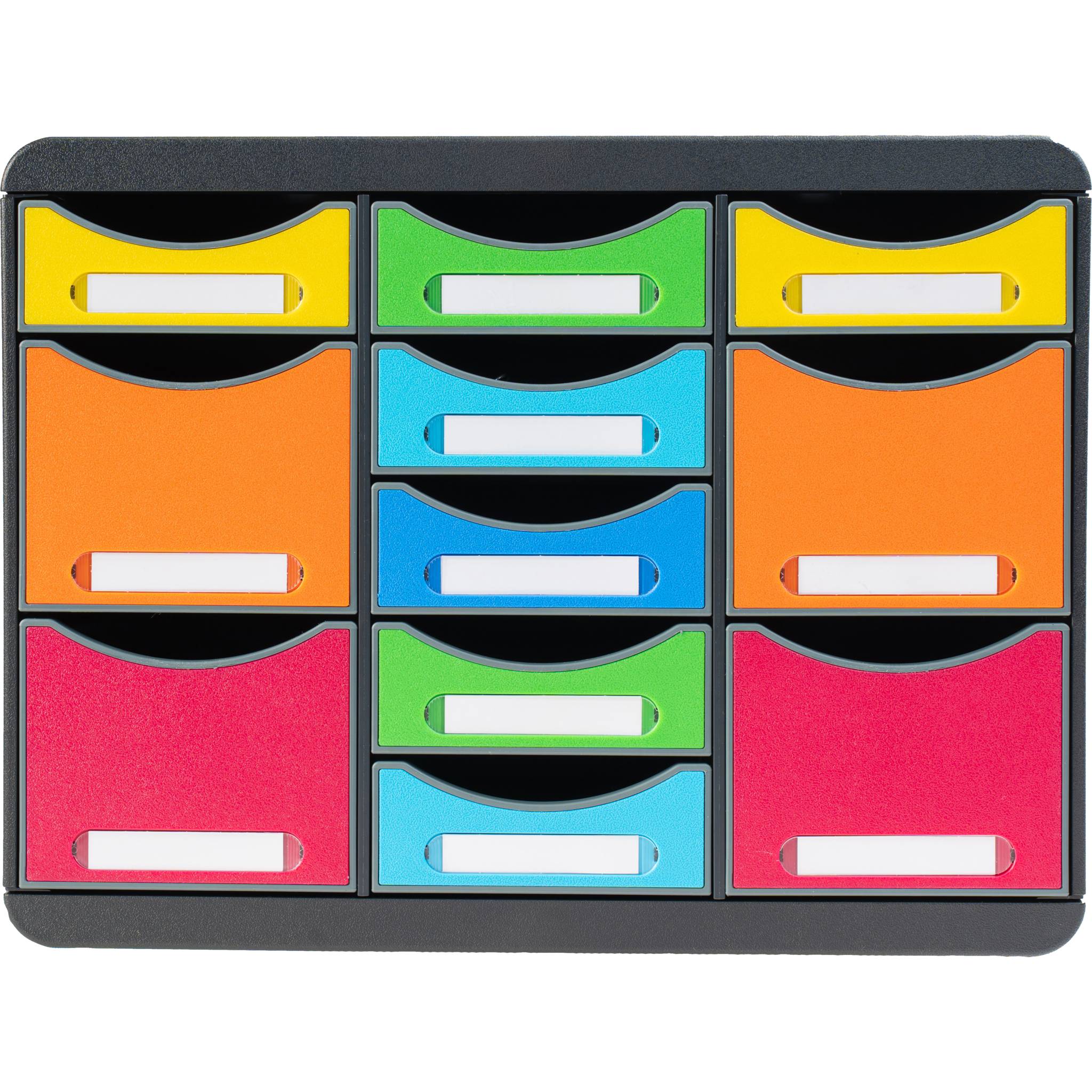 Exacompta Schubladenbox STORE BOX MULTI 11 offene Schubladen Regenbogen 313798D