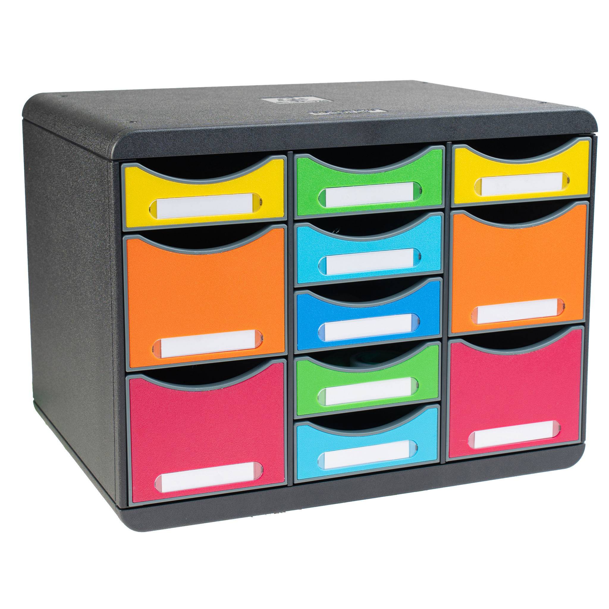 Exacompta Schubladenbox STORE BOX MULTI 11 offene Schubladen Regenbogen 313798D