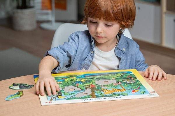 Rahmenpuzzle Ravensburger Tiere im Regenwald 11 Teile