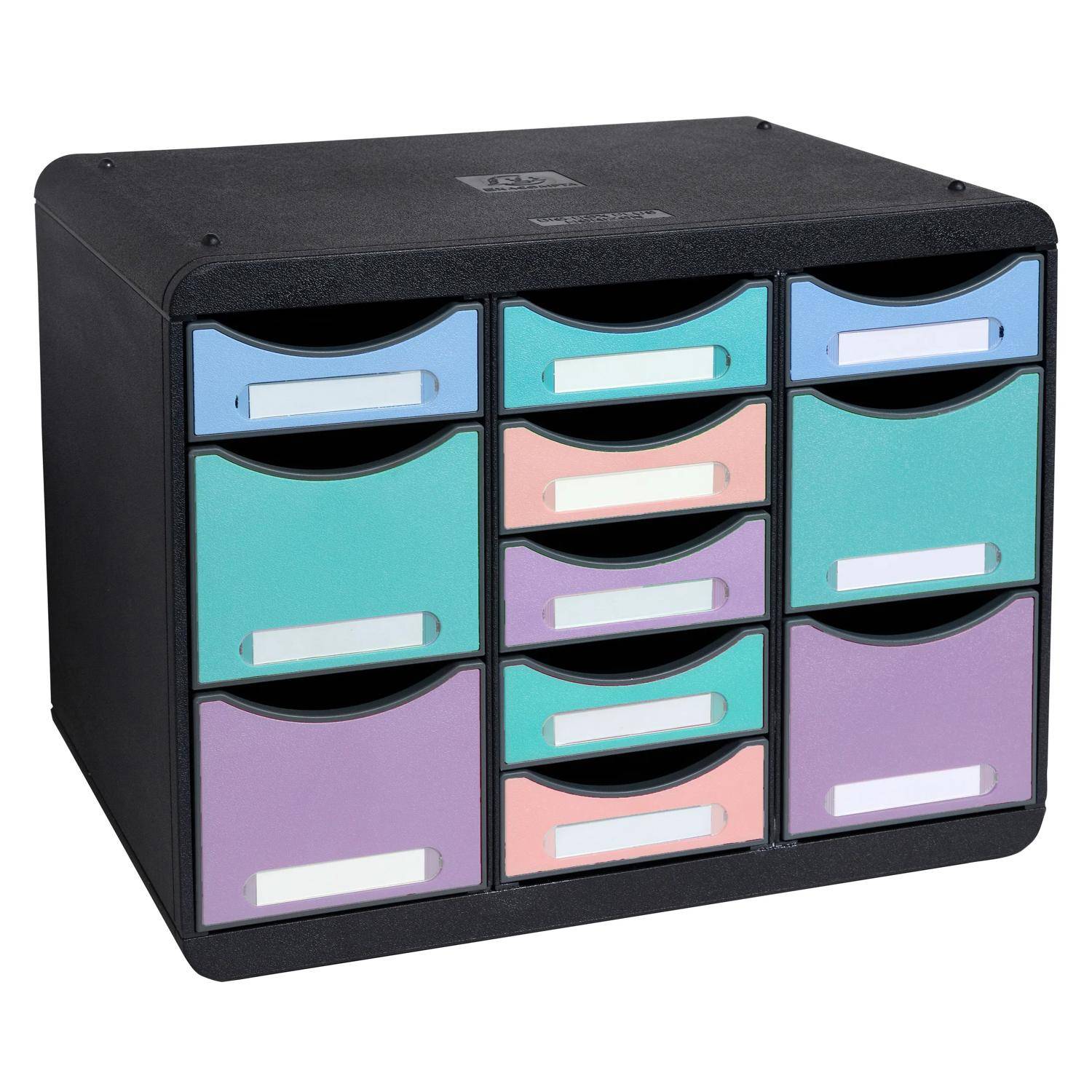 Exacompta Schubladenbox STORE BOX MULTI 11 offene Schubladen Aquarel 3132796D