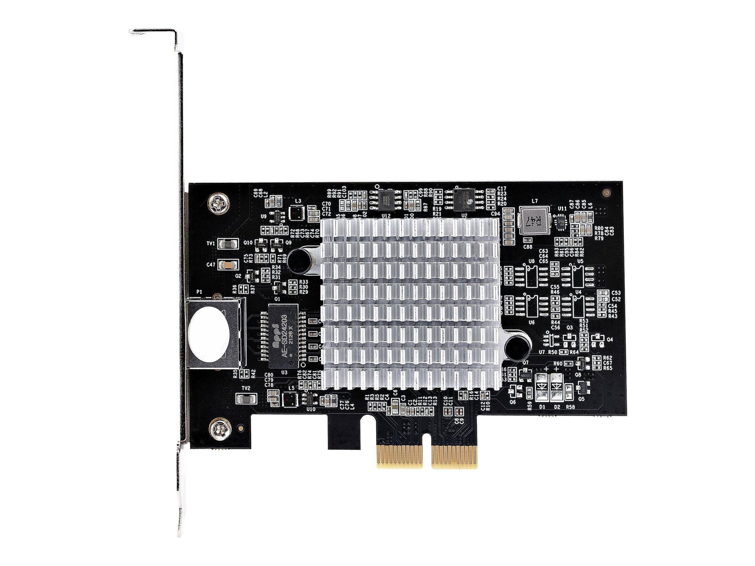 StarTech.com 1-Port 10Gbps PCIe Network Adapter Card, Network Card for PC/Server, Low Profile PCIe Ethernet Card w/Jumbo