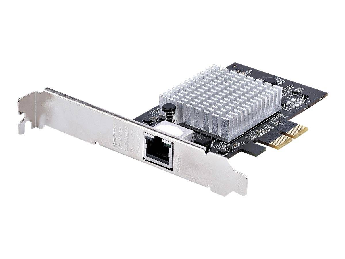 StarTech.com 1-Port 10Gbps PCIe Network Adapter Card, Network Card for PC/Server, Low Profile PCIe Ethernet Card w/Jumbo