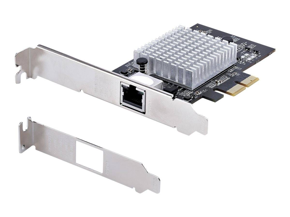 StarTech.com 1-Port 10Gbps PCIe Network Adapter Card, Network Card for PC/Server, Low Profile PCIe Ethernet Card w/Jumbo