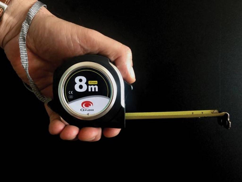 Maßband - ABS-Gehäuse mit UV-Schicht - 8 m