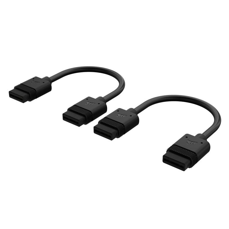 iCUE LINK Kabel 100mm schwarz 2 Stück