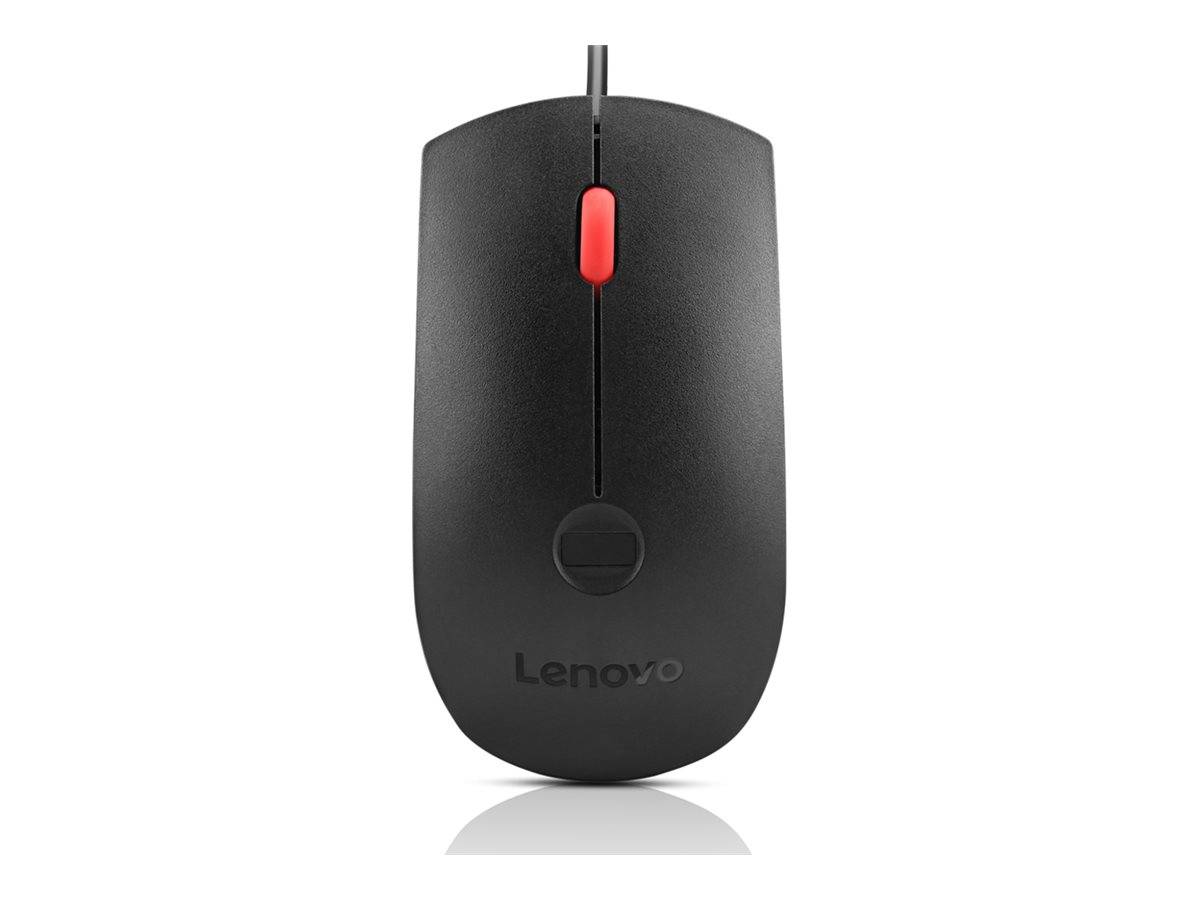 Lenovo - Maus - ergonomisch - optisch - 3 Tasten